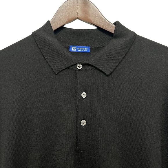 Giorgio's Made in Italy Collared Polo Short Sleeve Sweater Silk Set Of 3 Size XL - Picture 4 of 13